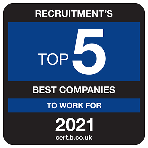 Recruitment's Best Companies to Work For 2021